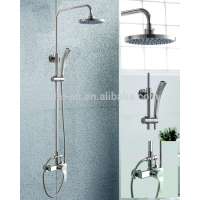 Wall mounted brass bathroom telephone shower head faucet sets