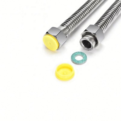 Welded stainless steel flexible metal gas hose hot water hose oil hose