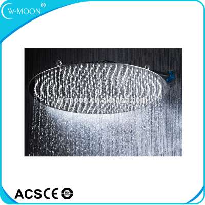 Big size 20 inch Ultra thin Round Stainless Steel Rain Shower Head