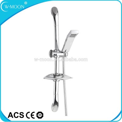 Adjustable Shower Sliding Bar Set with Soap Basket, Shower Kit