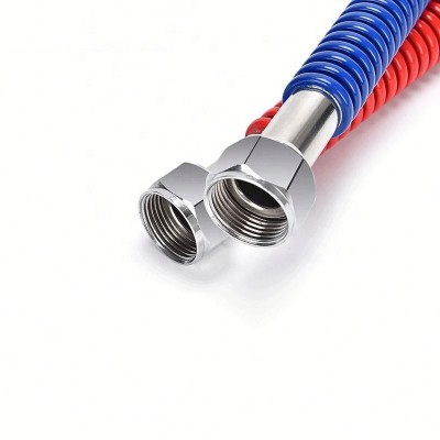 Blue red color pvc coating stainless steel bbq grill body gas hose